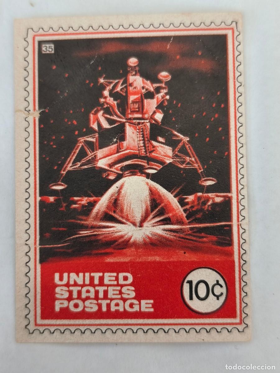 Coleccionismo cromos antiguos: LA GRAN PROEZA - CROMO No 35 - UNITED STATES POSTAGE - Nunca Pegado
