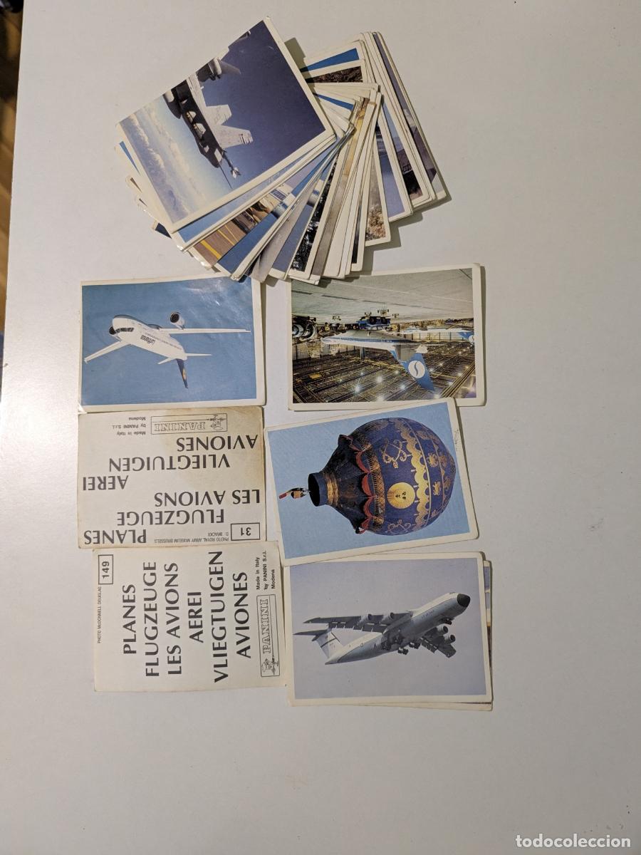 Collectable Antique Stickers: 40 cartas aleatoria aviones panini