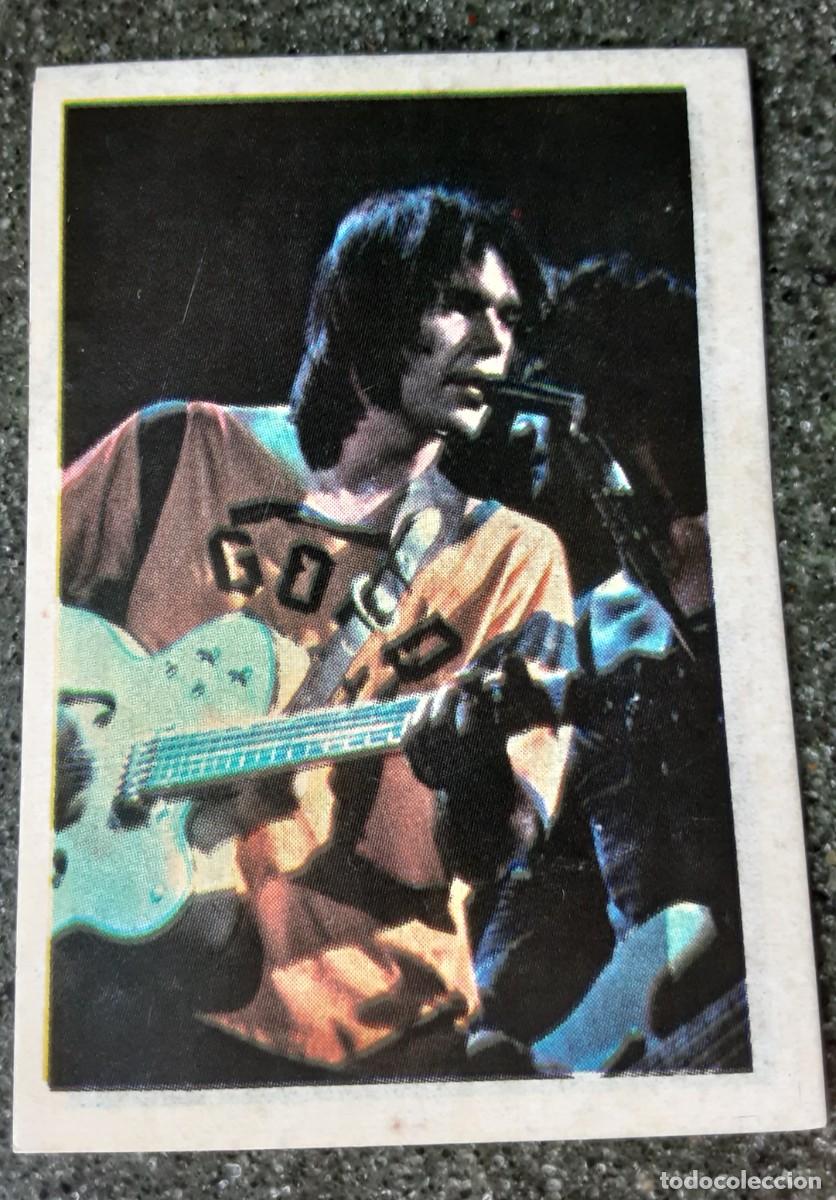 Collectable Antique Stickers: UN CROMO POP FESTIVAL, NEIL YOUNG, VENEZUELA