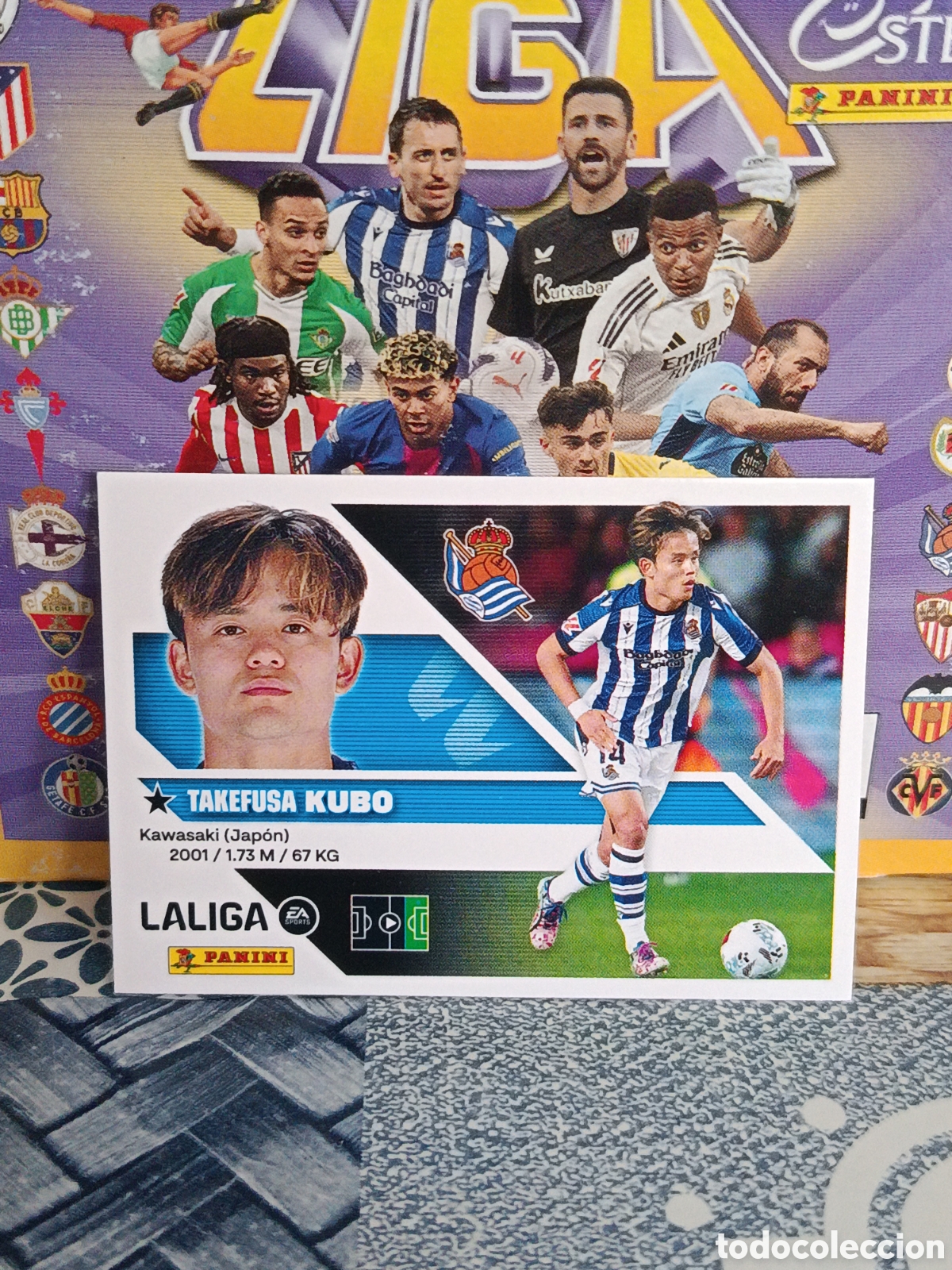 Sammeln alte Sammelbilder: KUBO REAL SOCIEDAD N&ordm; 17 LIGA ESTE 26 27 2026 2027 PANINI
