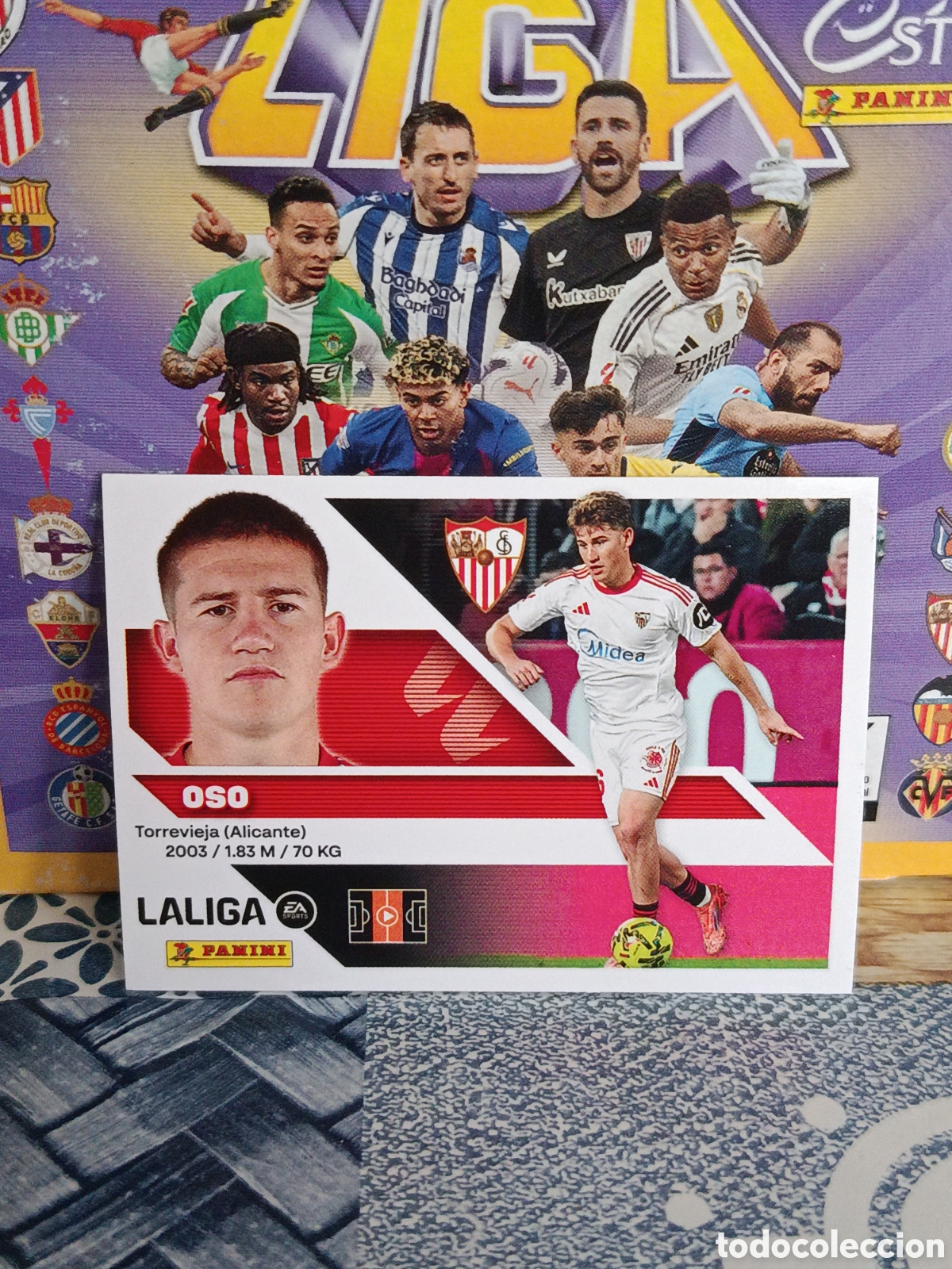 Sammeln alte Sammelbilder: OSO SEVILLA N&ordm; 11 LIGA ESTE 26 27 2026 2027 PANINI