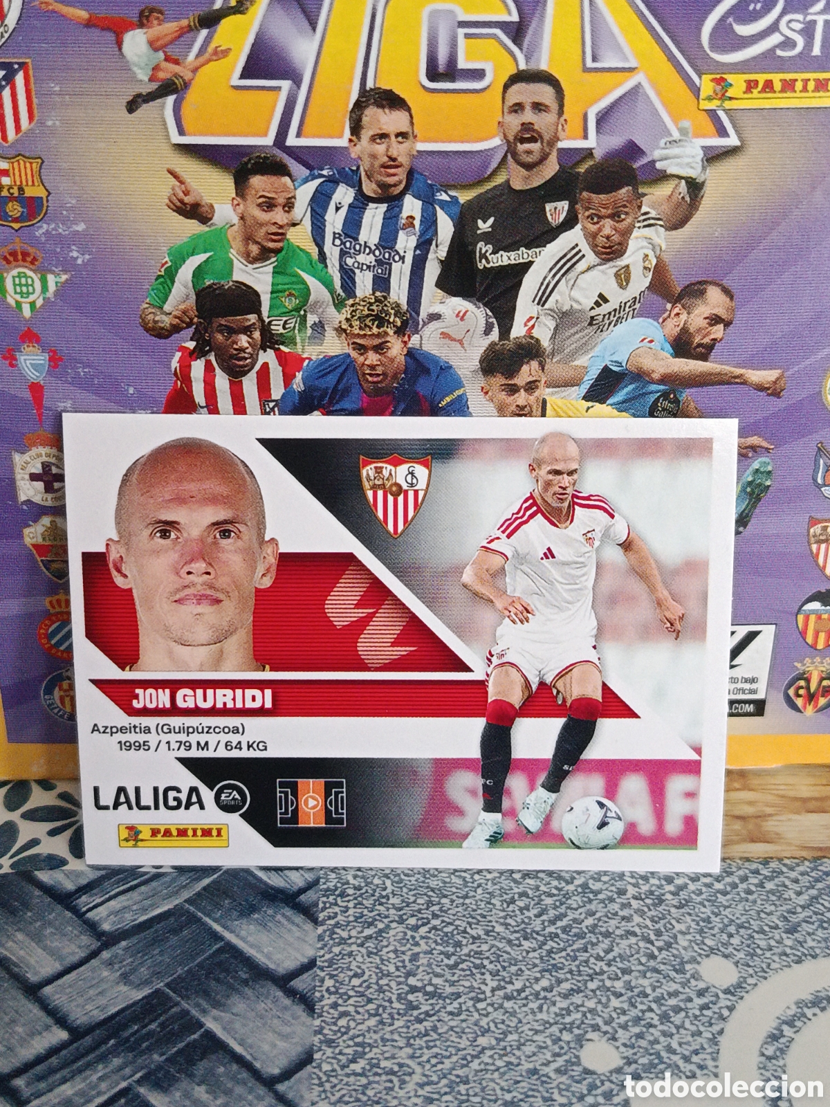 Sammeln alte Sammelbilder: GURIDI SEVILLA N&ordm; 13 LIGA ESTE 26 27 2026 2027 PANINI