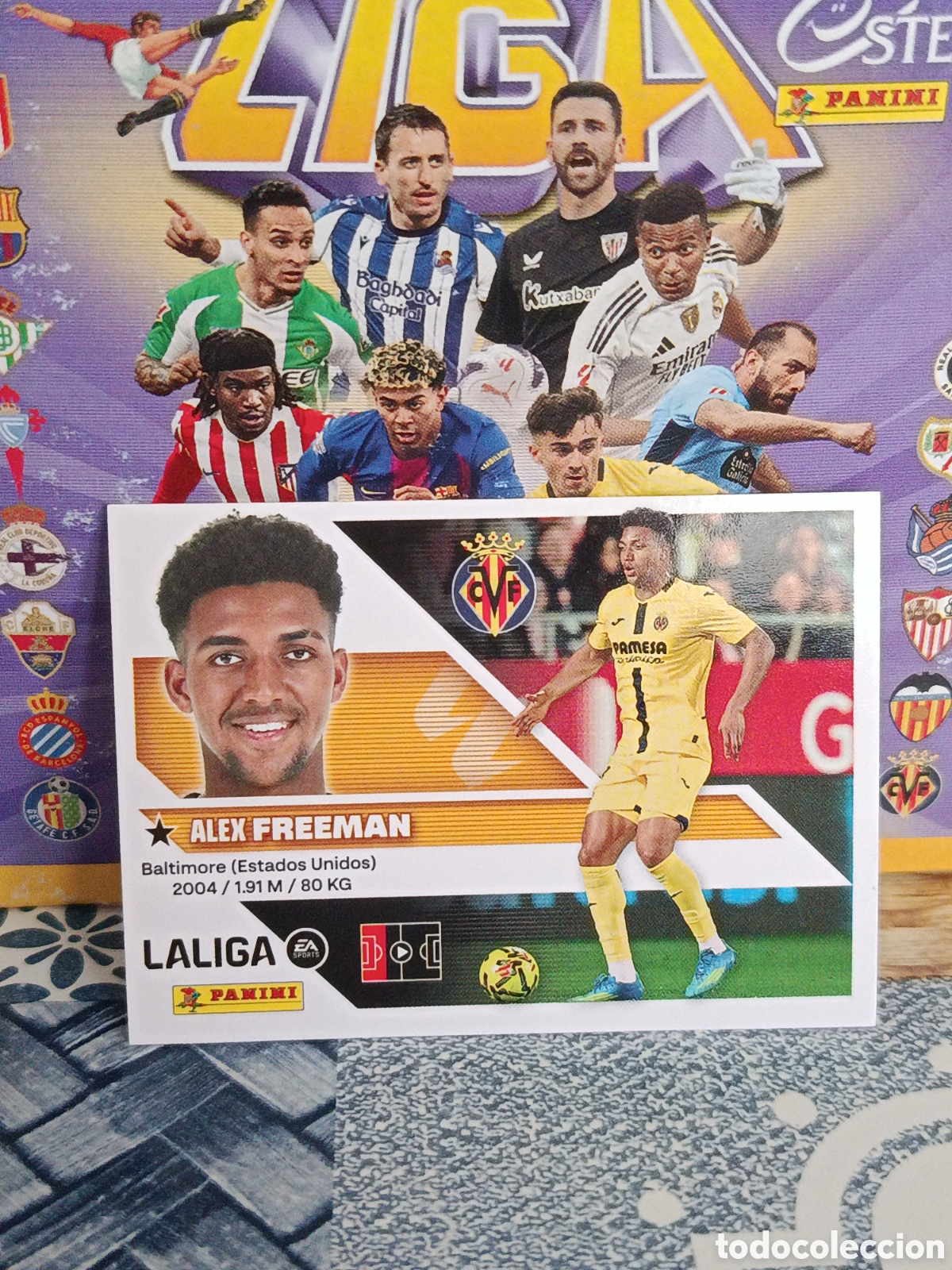 Collezionismo Figurine antiche: FREEMAN VILLARREAL N&ordm; 7 B LIGA ESTE 26 27 2026 2027 PANINI