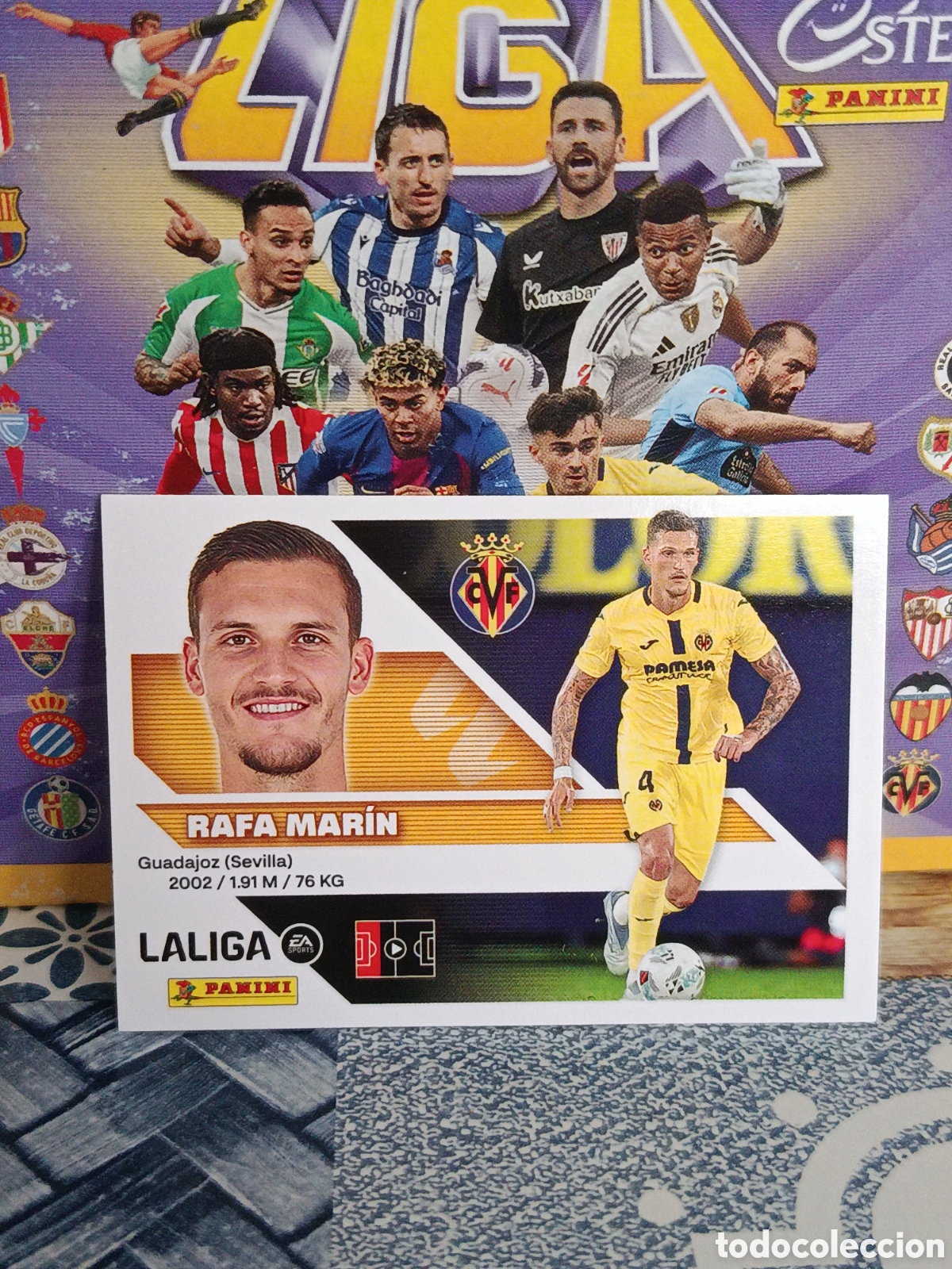 Collezionismo Figurine antiche: RAFA MARIN VILLARREAL N&ordm; 8 B LIGA ESTE 26 27 2026 2027 PANINI