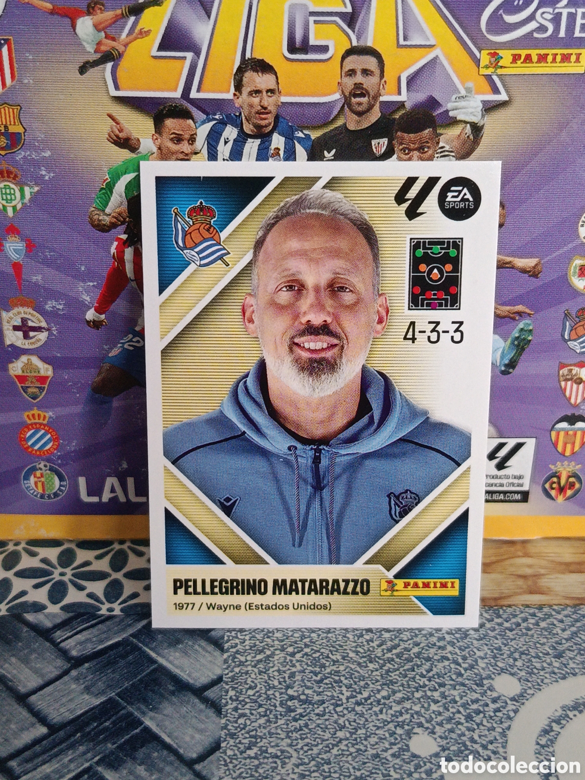 Coleccionismo cromos antiguos: PELLEGRINO MATARAZZO REAL SOCIEDAD N&ordm; 2 LIGA ESTE 26 27 2026 2027 PANINI