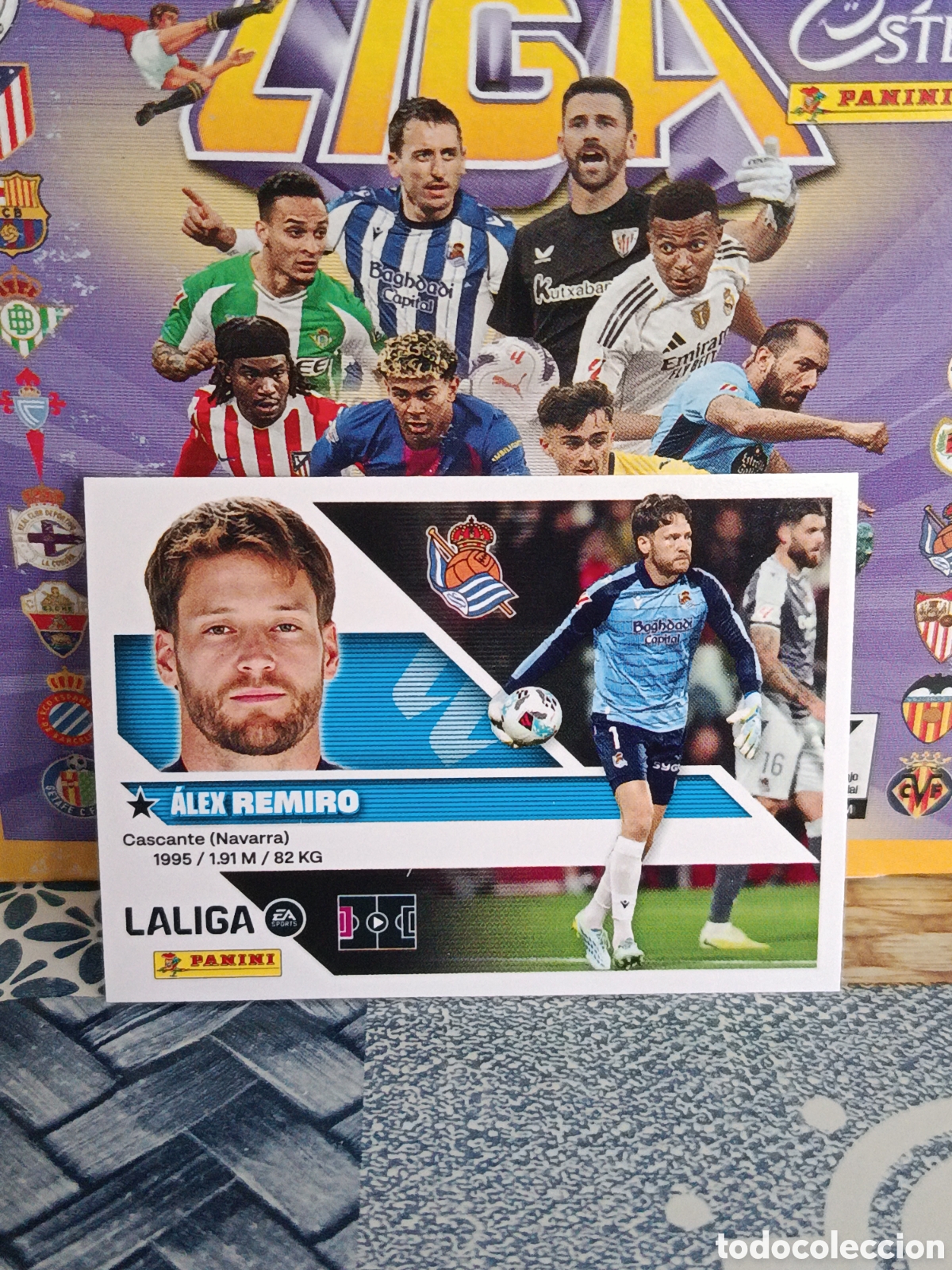 Coleccionismo cromos antiguos: REMIRO REAL SOCIEDAD N&ordm; 3 LIGA ESTE 26 27 2026 2027 PANINI
