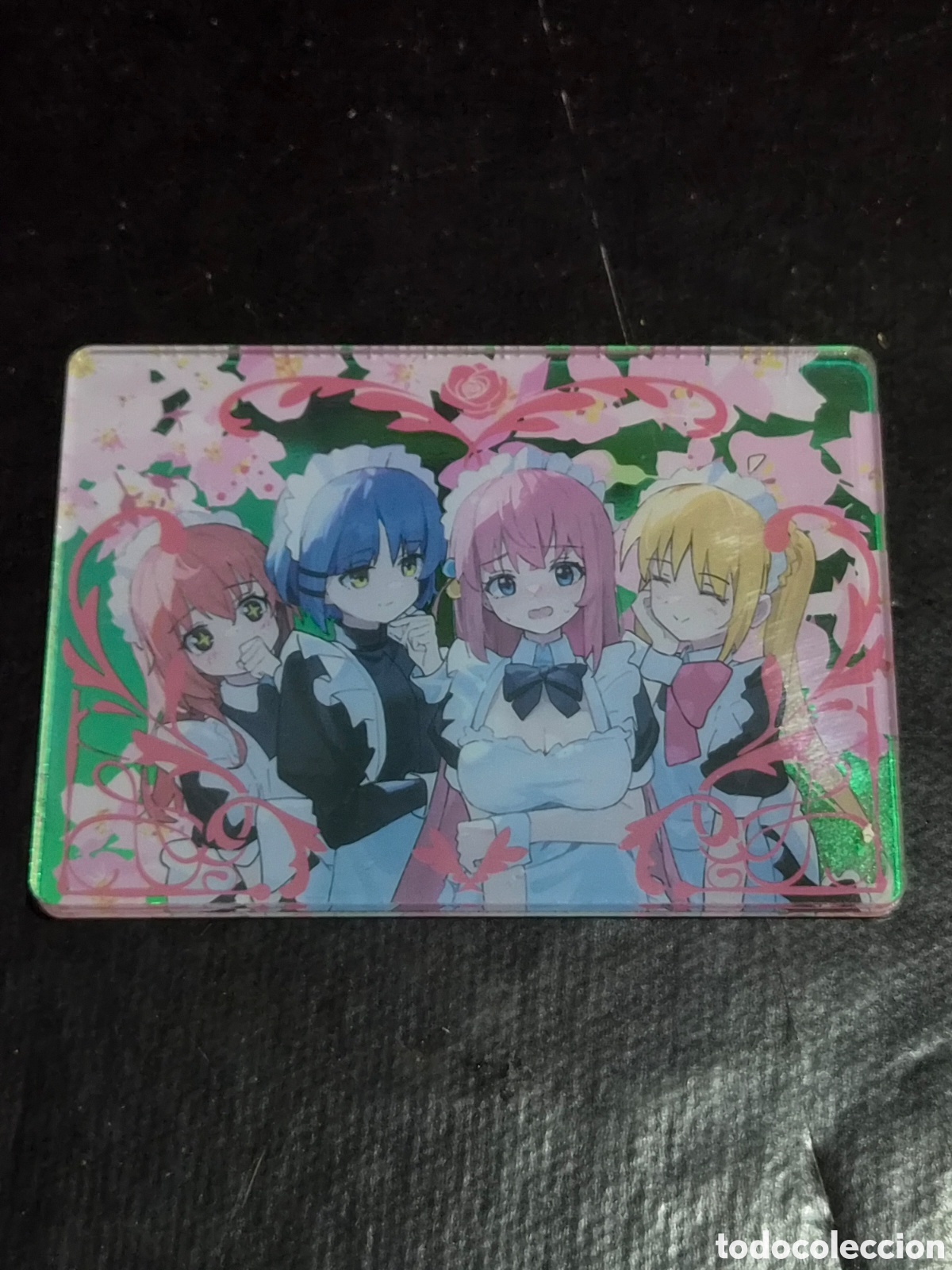 Coleccionismo cromos antiguos: Tarjeta Acr&iacute;lica L&aacute;ser Bocchi the Rock! - Kessoku Band Maid Cafe - Anime