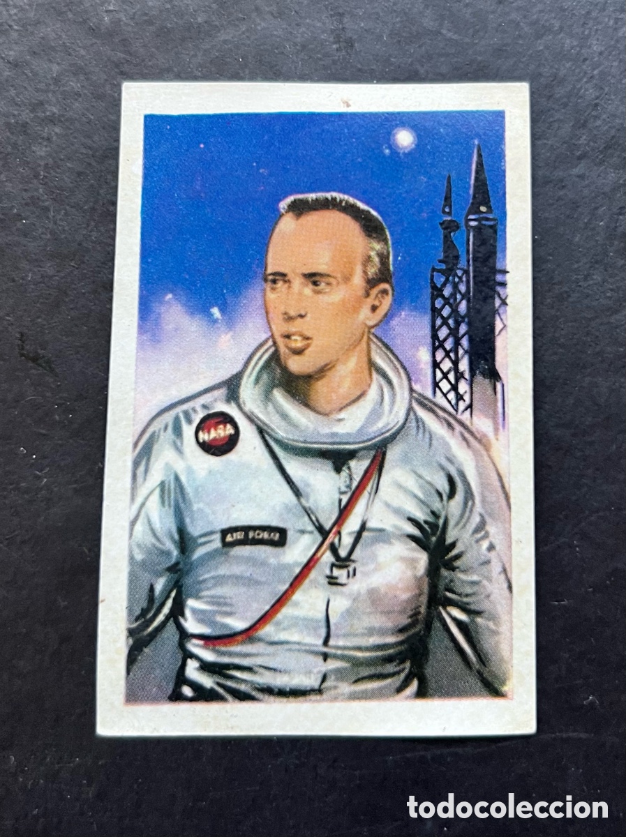 Collezionismo Figurine antiche: 25 A&Ntilde;OS VIDA MUNDIAL - CHOCOLATES SIMON CROMO 133 ALAN SHEPARD