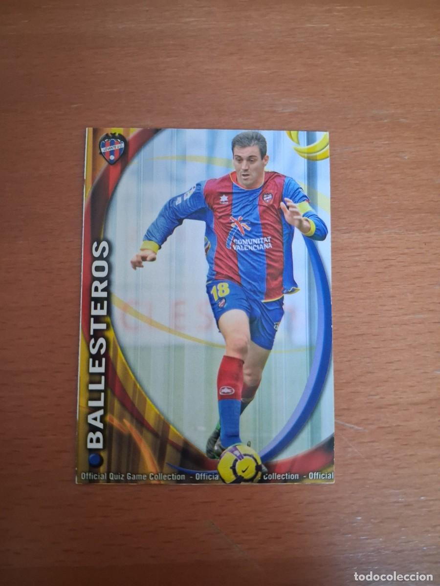 Collectionnisme Cartes &agrave; collectionner anciennes: Mundicromo Official Quiz Game Collection 2010 2011 Levante UD 521 Ballesteros