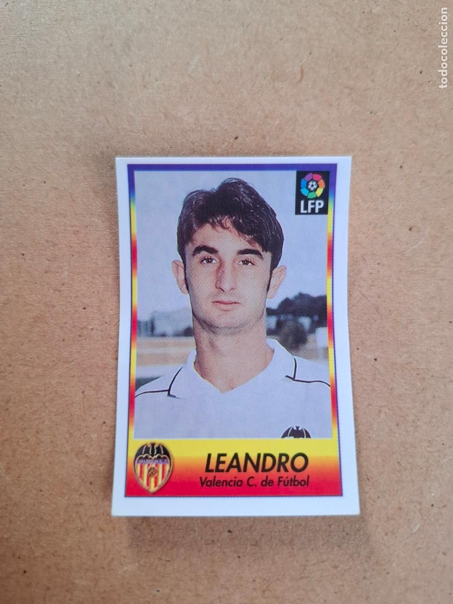 Sammeln alte Sammelbilder: BOLLYCAO 96 97 1996 1997 - 314 LEANDRO - VALENCIA CF ( TRASERA SIGUE LA LIGA ) NUNCA PEGADO