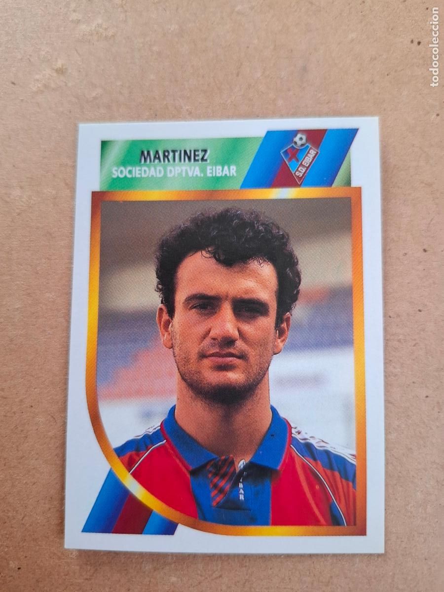 Coleccionismo cromos antiguos: ESTE 94 95 1994 1995 2&ordf; DIVISI&Oacute;N - MART&Iacute;NEZ - S.D. EIBAR ( NUNCA PEGADO )