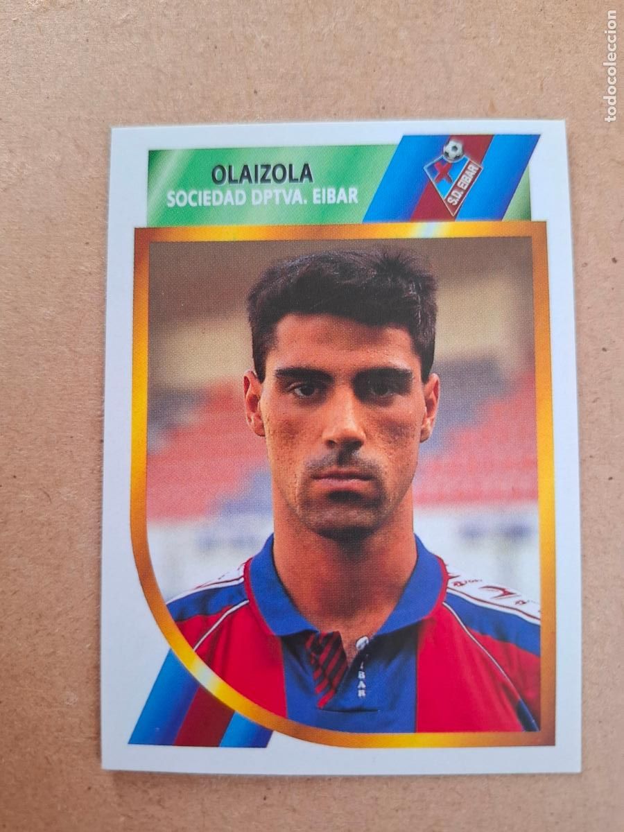 Coleccionismo cromos antiguos: ESTE 94 95 1994 1995 2&ordf; DIVISI&Oacute;N - OLAIZOLA - S.D. EIBAR ( NUNCA PEGADO )