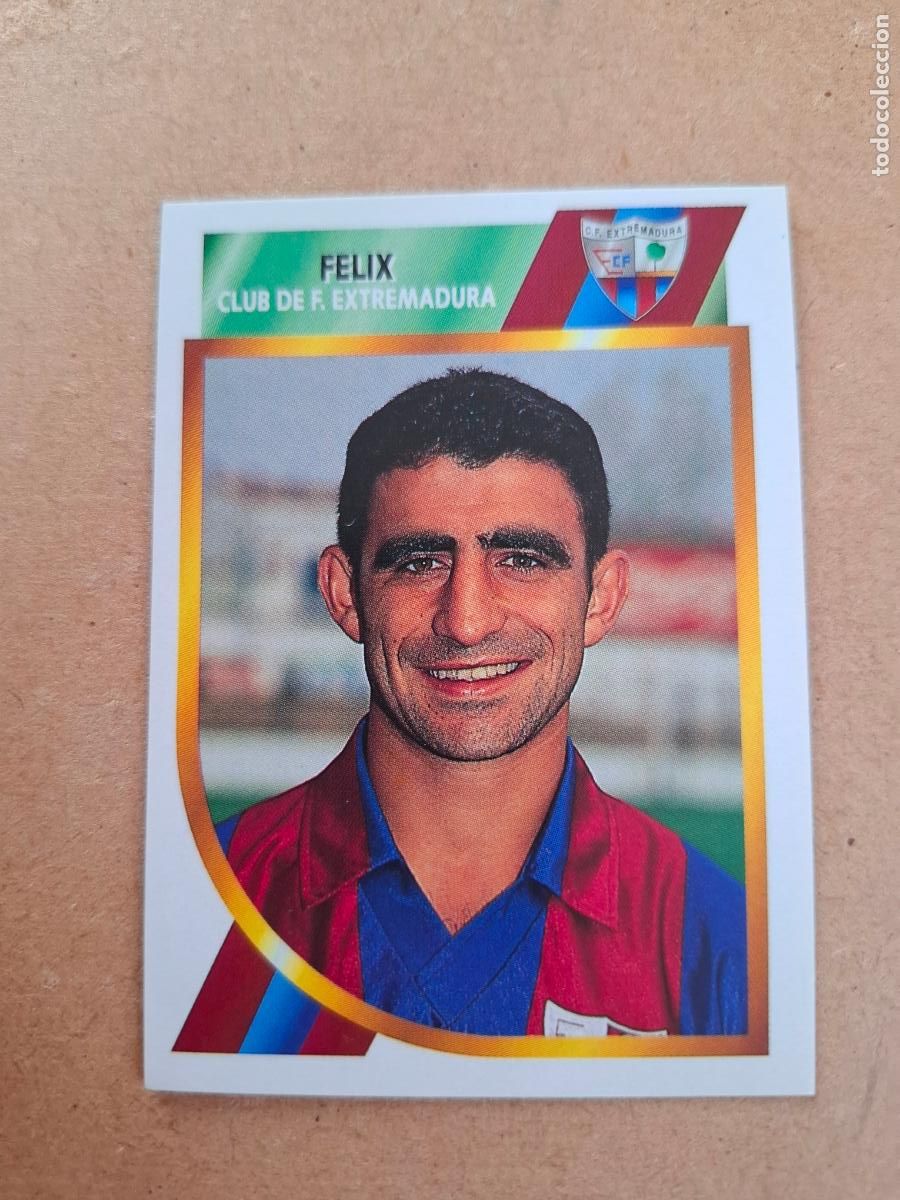 Coleccionismo cromos antiguos: ESTE 94 95 1994 1995 2&ordf; DIVISI&Oacute;N - F&Eacute;LIX - C.F. EXTREMADURA ( NUNCA PEGADO )