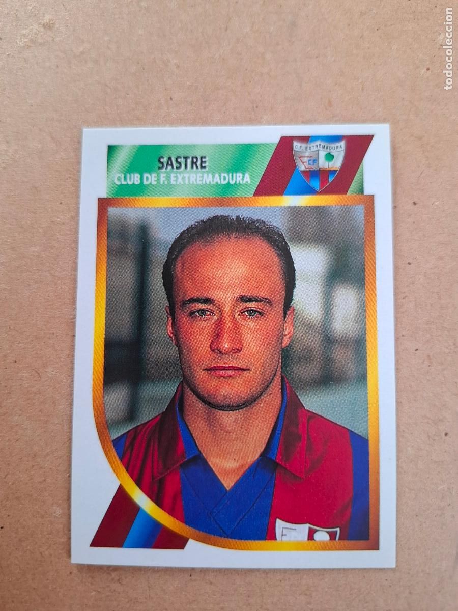 Coleccionismo cromos antiguos: ESTE 94 95 1994 1995 2&ordf; DIVISI&Oacute;N - SASTRE - C.F. EXTREMADURA ( NUNCA PEGADO )