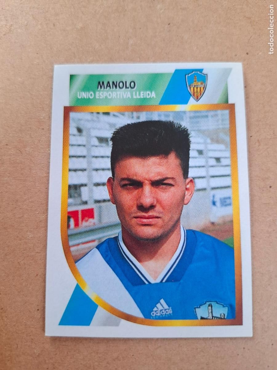 Coleccionismo cromos antiguos: ESTE 94 95 1994 1995 2&ordf; DIVISI&Oacute;N - MANOLO - U.E. LLEIDA ( NUNCA PEGADO )