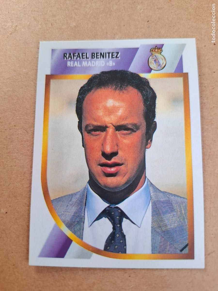 Collectable Antique Stickers: ESTE 94 95 1994 1995 2&ordf; DIVISI&Oacute;N - RAFA BENITEZ - REAL MADRID B ( NUNCA PEGADO )