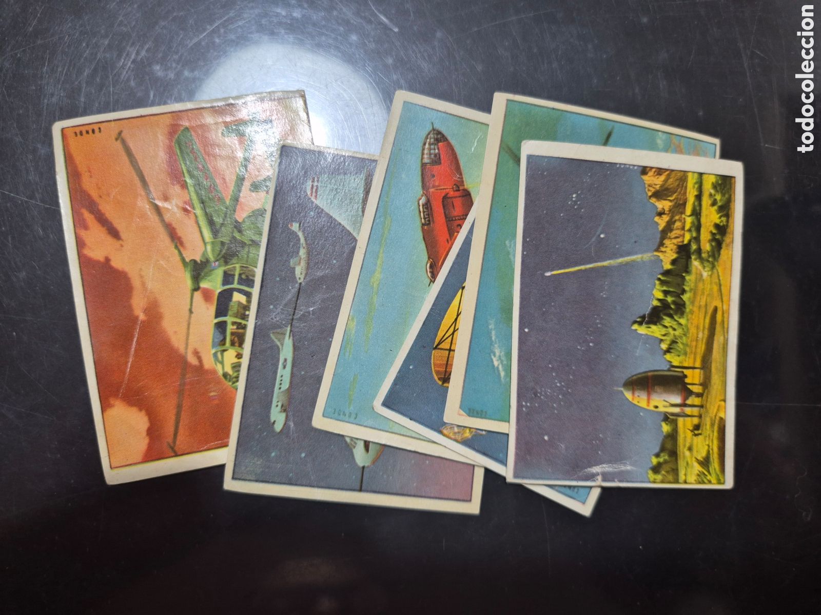 Coleccionismo cromos antiguos: cromos sin pegar de LA CONQUISTA DEL ESPACIO CHOCOLATES CARRERA