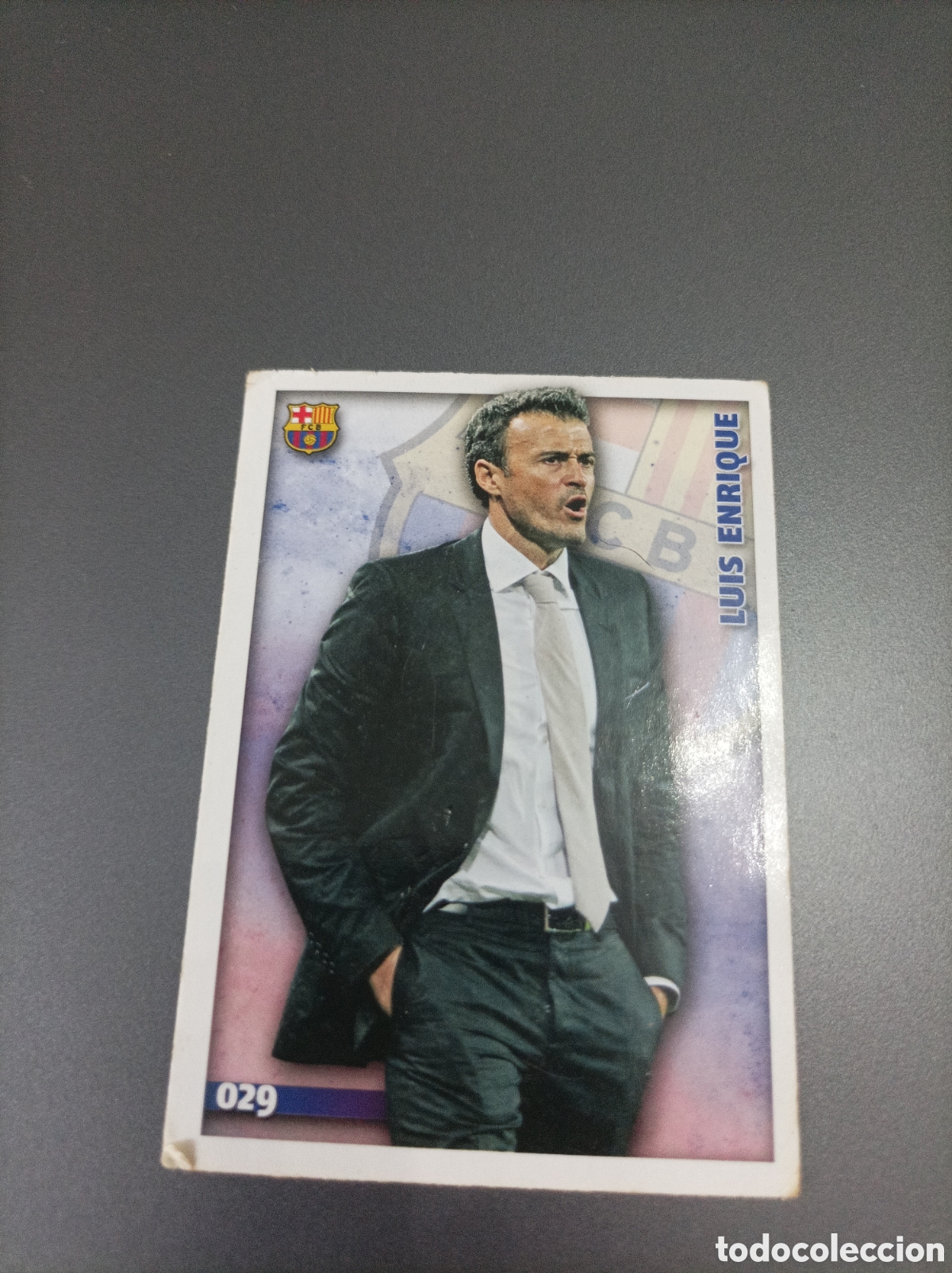 Collectionnisme Cartes &agrave; collectionner anciennes: Ficha quiz de Luis Enrique de la liga 2015