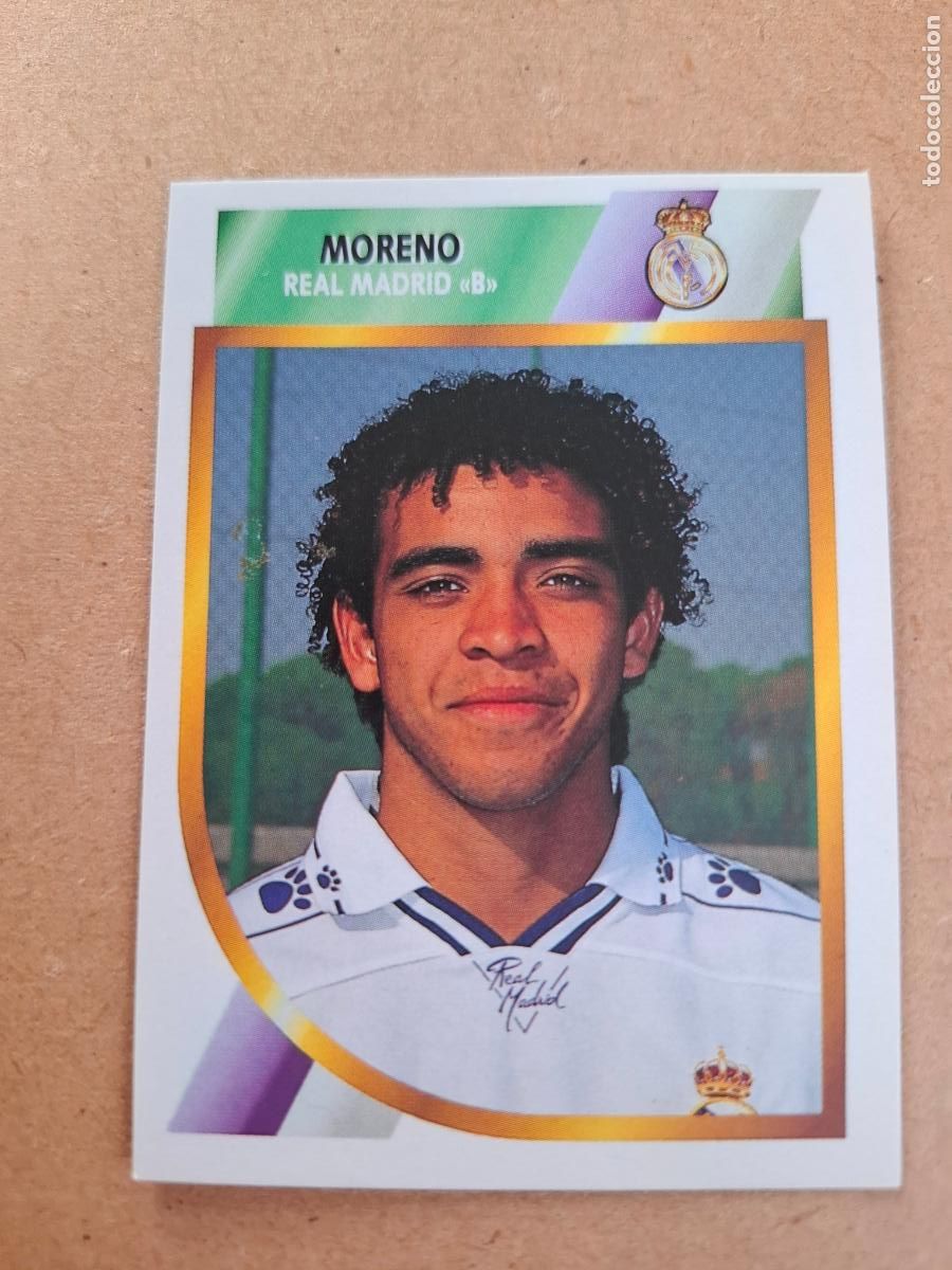 Collectionnisme Cartes &agrave; collectionner anciennes: ESTE 94 95 1994 1995 2&ordf; DIVISI&Oacute;N - MORENO - REAL MADRID B ( NUNCA PEGADO )