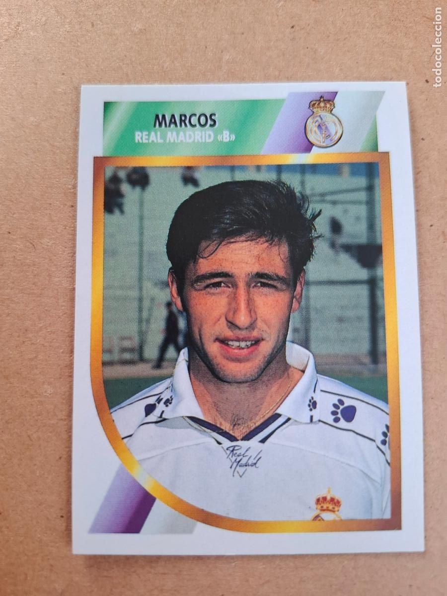 Collectionnisme Cartes &agrave; collectionner anciennes: ESTE 94 95 1994 1995 2&ordf; DIVISI&Oacute;N - MARCOS - REAL MADRID B ( NUNCA PEGADO )