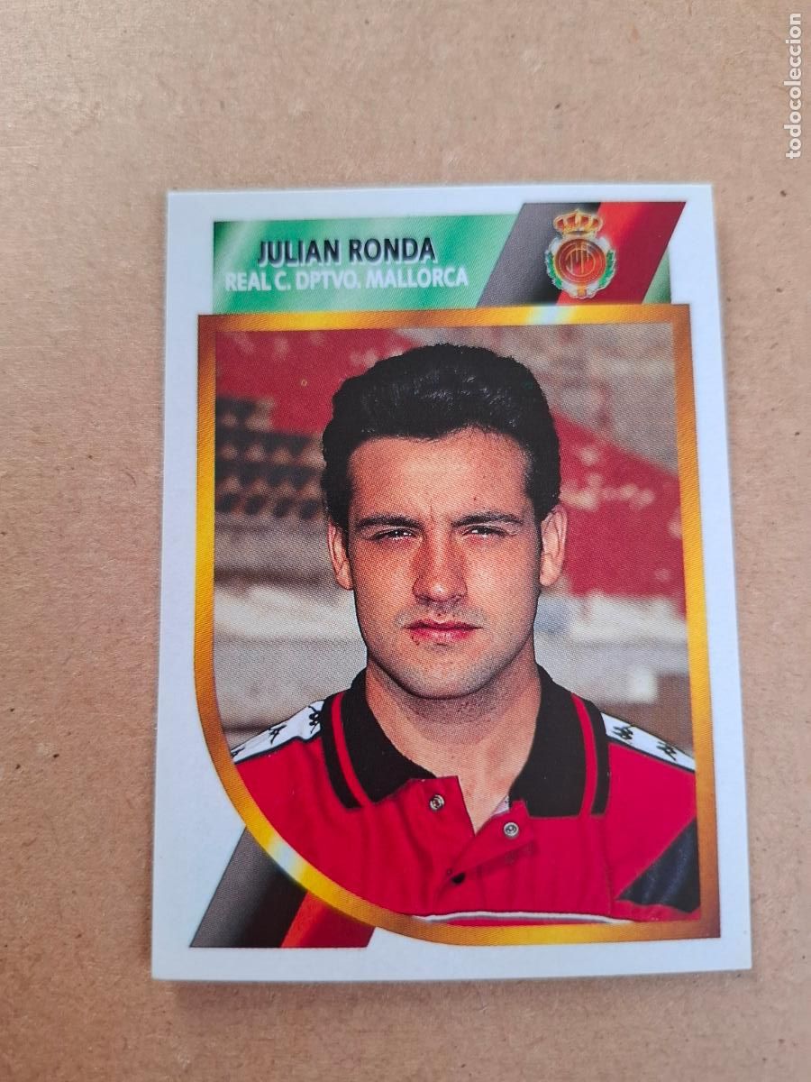 Collectionnisme Cartes &agrave; collectionner anciennes: ESTE 94 95 1994 1995 2&ordf; DIVISI&Oacute;N - JULI&Aacute;N RONDA - RCD. MALLORCA ( NUNCA PEGADO )