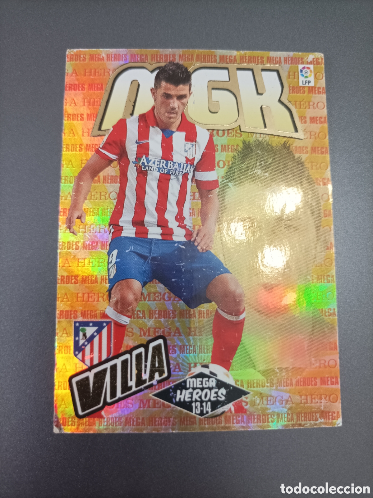 Collectionnisme Cartes &agrave; collectionner anciennes: Cromo de f&uacute;tbol David villa 2013
