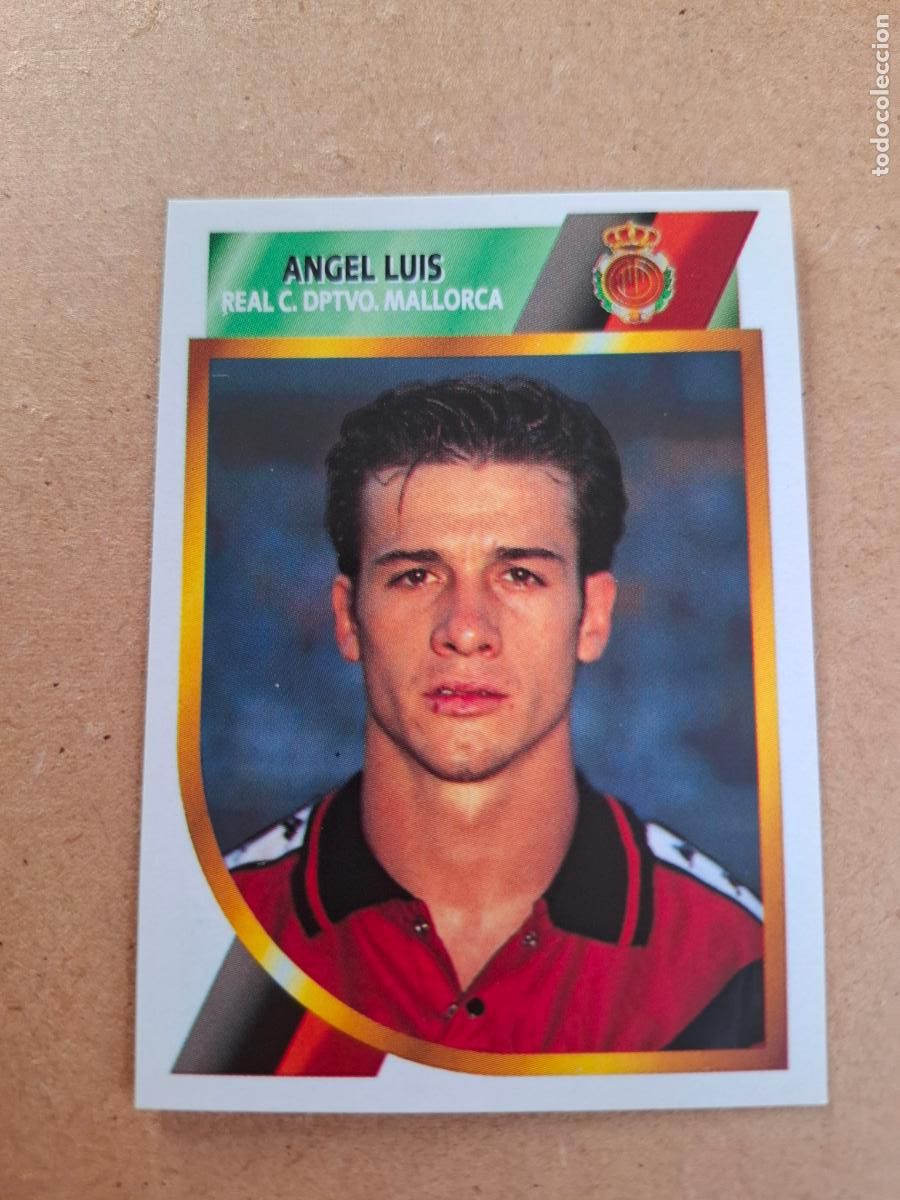Collectionnisme Cartes &agrave; collectionner anciennes: ESTE 94 95 1994 1995 2&ordf; DIVISI&Oacute;N - &Aacute;NGEL LUIS - RCD. MALLORCA ( NUNCA PEGADO )
