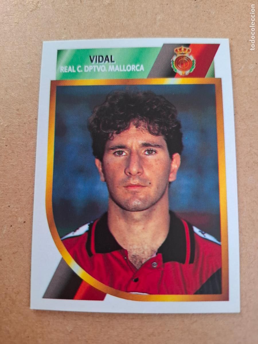 Collectionnisme Cartes &agrave; collectionner anciennes: ESTE 94 95 1994 1995 2&ordf; DIVISI&Oacute;N - VIDAL - RCD. MALLORCA ( NUNCA PEGADO )