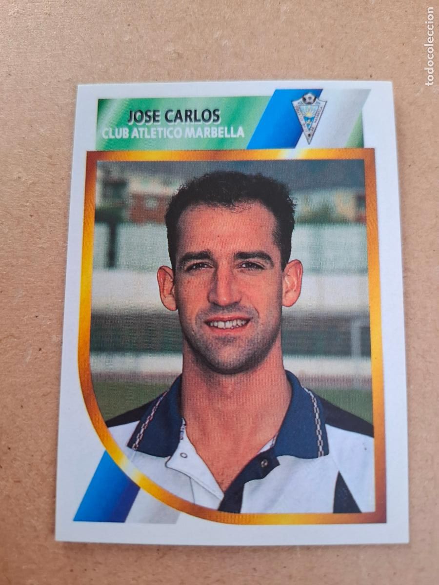 Coleccionismo cromos antiguos: ESTE 94 95 1994 1995 2&ordf; DIVISI&Oacute;N - JOS&Eacute; CARLOS - C. AT. MARBELLA ( NUNCA PEGADO )