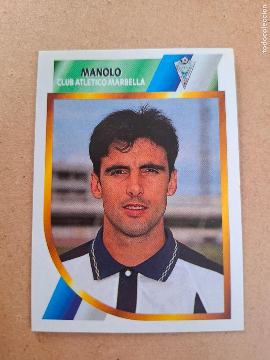 Sammeln alte Sammelbilder: ESTE 94 95 1994 1995 2&ordf; DIVISI&Oacute;N - MANOLO - C. AT. MARBELLA ( NUNCA PEGADO )