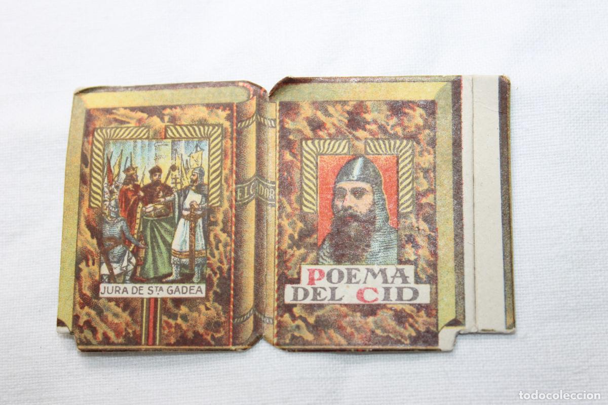 Coleccionismo cromos antiguos: EMBLEMA AUXILIO SOCIAL POEMA DEL CID N&ordm; 1