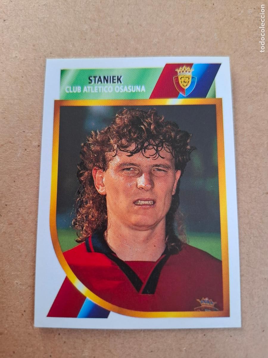Coleccionismo cromos antiguos: ESTE 94 95 1994 1995 2&ordf; DIVISI&Oacute;N - STANIEK - AT. OSASUNA ( NUNCA PEGADO )