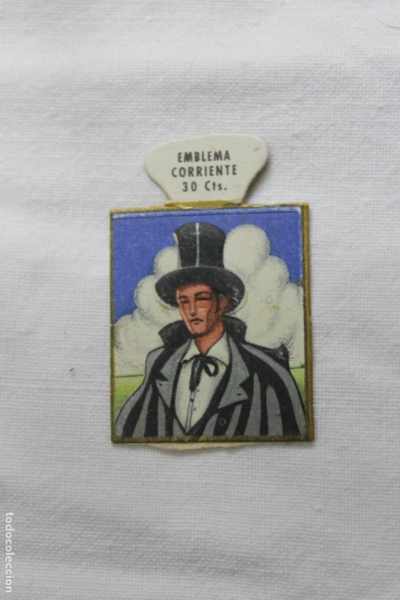 Coleccionismo cromos antiguos: EMBLEMA AUXILIO SOCIAL ESTUDIANTE DE VIC N&ordm; 14
