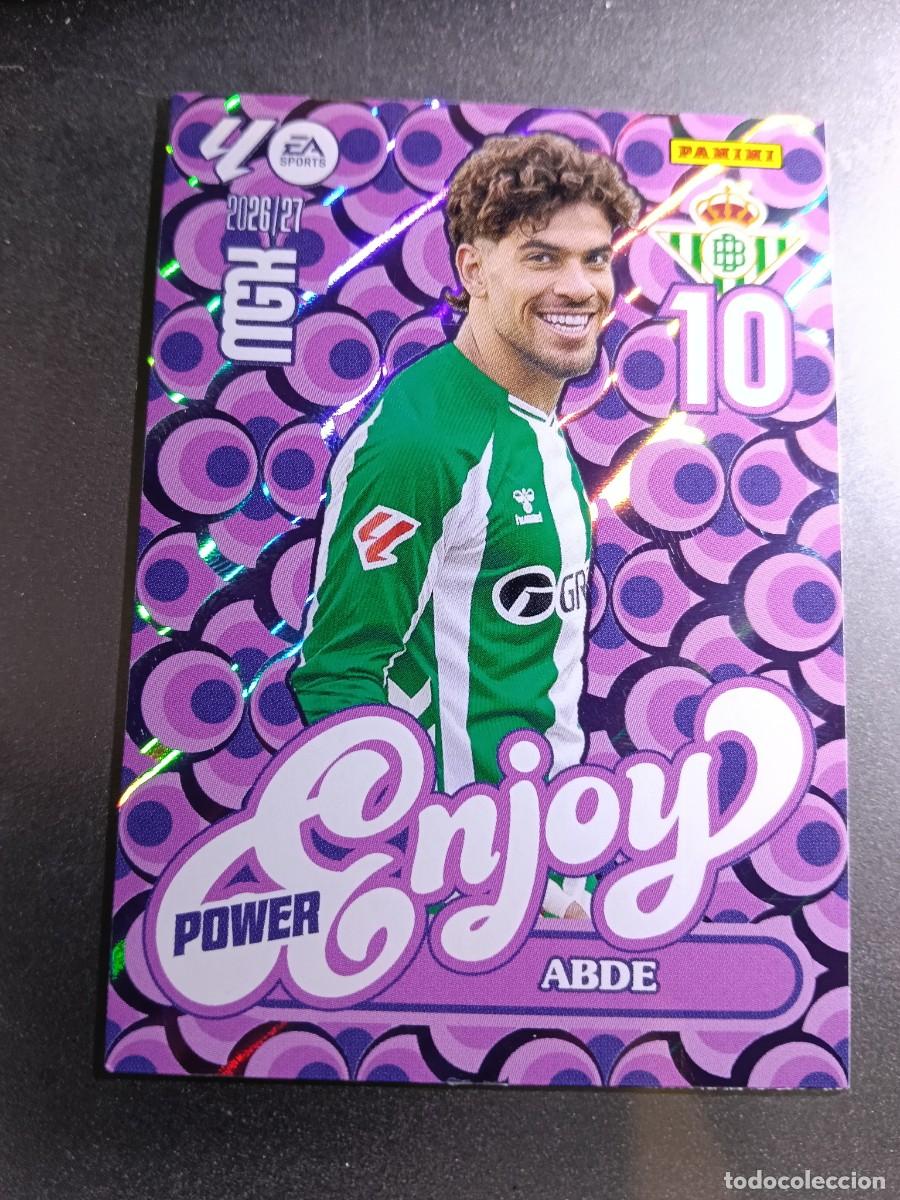 Sammeln alte Sammelbilder: MEGACRACKS ABDE 379 ENJOY POWER 379P BETIS CROMO LIGA 2026 2027 26 27 MGK PANINI