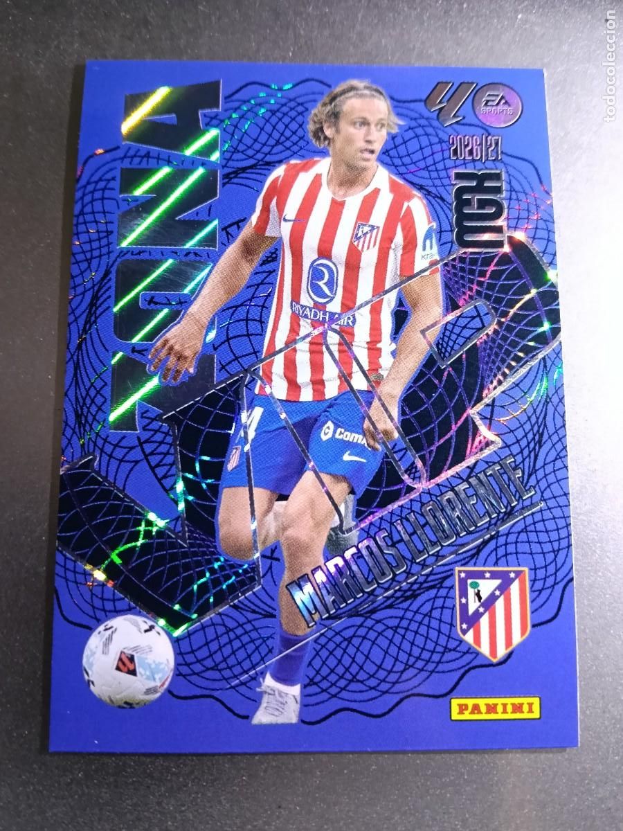 Coleccionismo cromos antiguos: MEGACRACKS MARCOS LL&Oacute;RENTE 401 ZONA VIP 401 ATLETICO DE MADRID CROMO LIGA 2026 2027 26 27 MGK PANINI