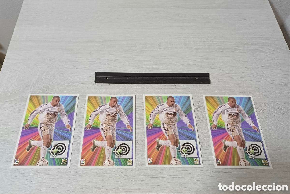 Coleccionismo cromos antiguos: CROMOS F&Uacute;TBOL RONALDO TOP 2004 MUNDICROMO
