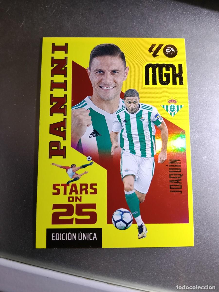Coleccionismo cromos antiguos: MEGACRACKS JOAQUIN STARS ON 25 EDICI&Oacute;N UNICA BETIS CROMO LIGA 2026 2027 26 27 MGK PANINI