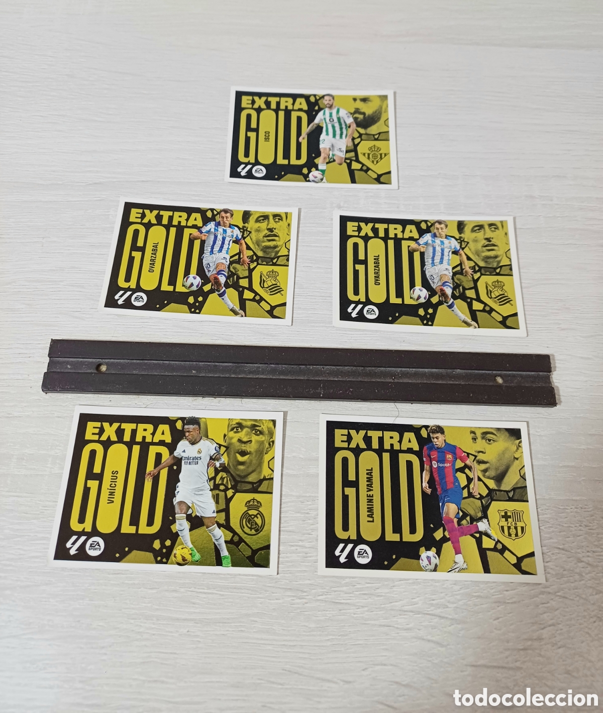 Coleccionismo cromos antiguos: CROMOS F&Uacute;TBOL EXTRA GOLD, LAMINE YAMAL, LIGA ESTE 2024/25