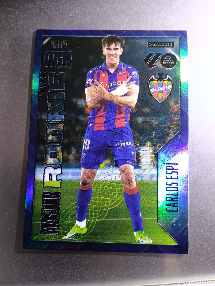Collezionismo Figurine antiche: MEGACRACKS CARLOS ESPI 408 MASTER ROOKIE POWER 408P LEVANTE CROMO LIGA 2026 2027 26 27 MGK PANINI