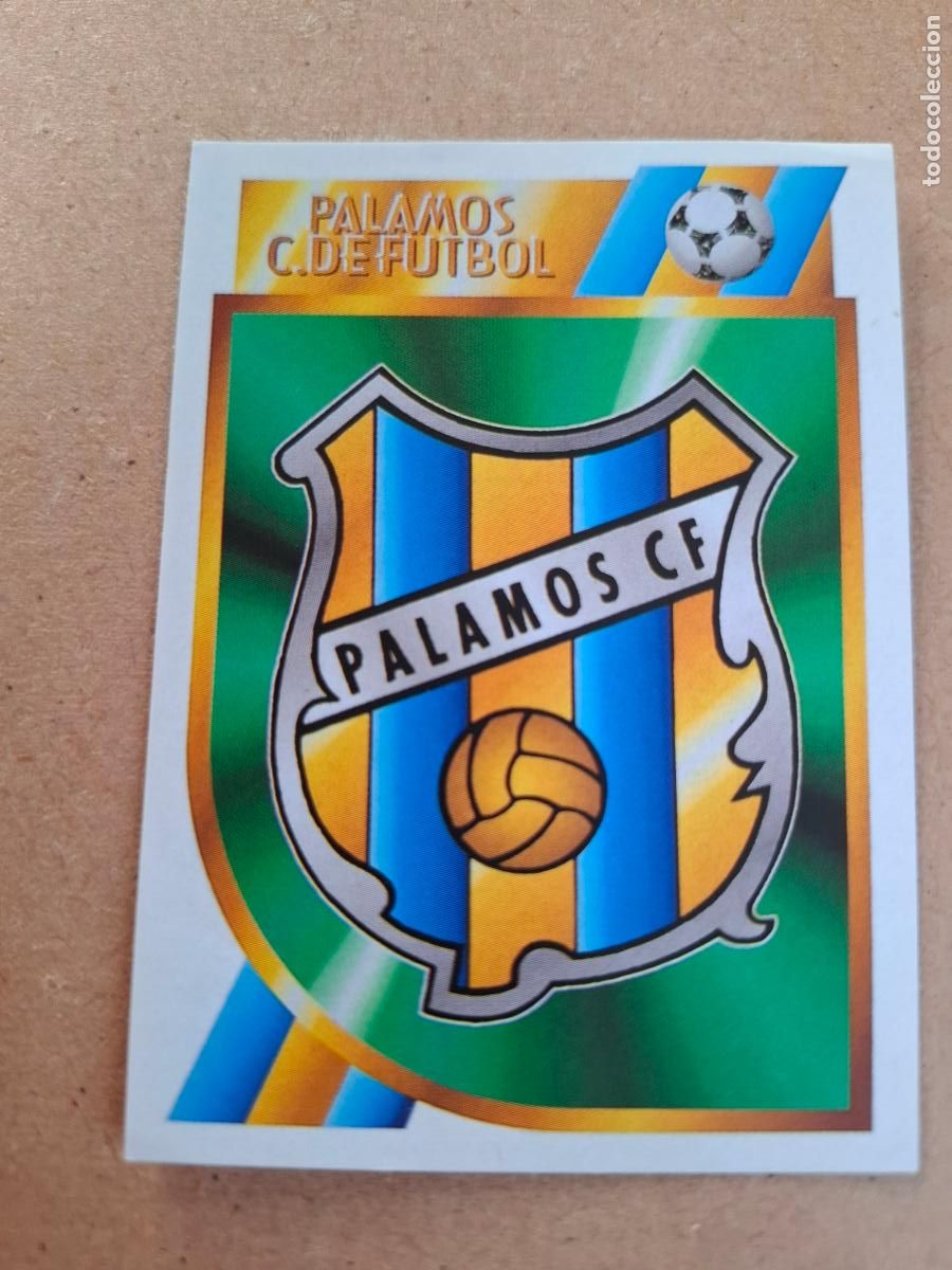 Collectable Antique Stickers: ESTE 94 95 1994 1995 2&ordf; DIVISI&Oacute;N - ESCUDO - PALAM&Oacute;S CF ( NUNCA PEGADO )