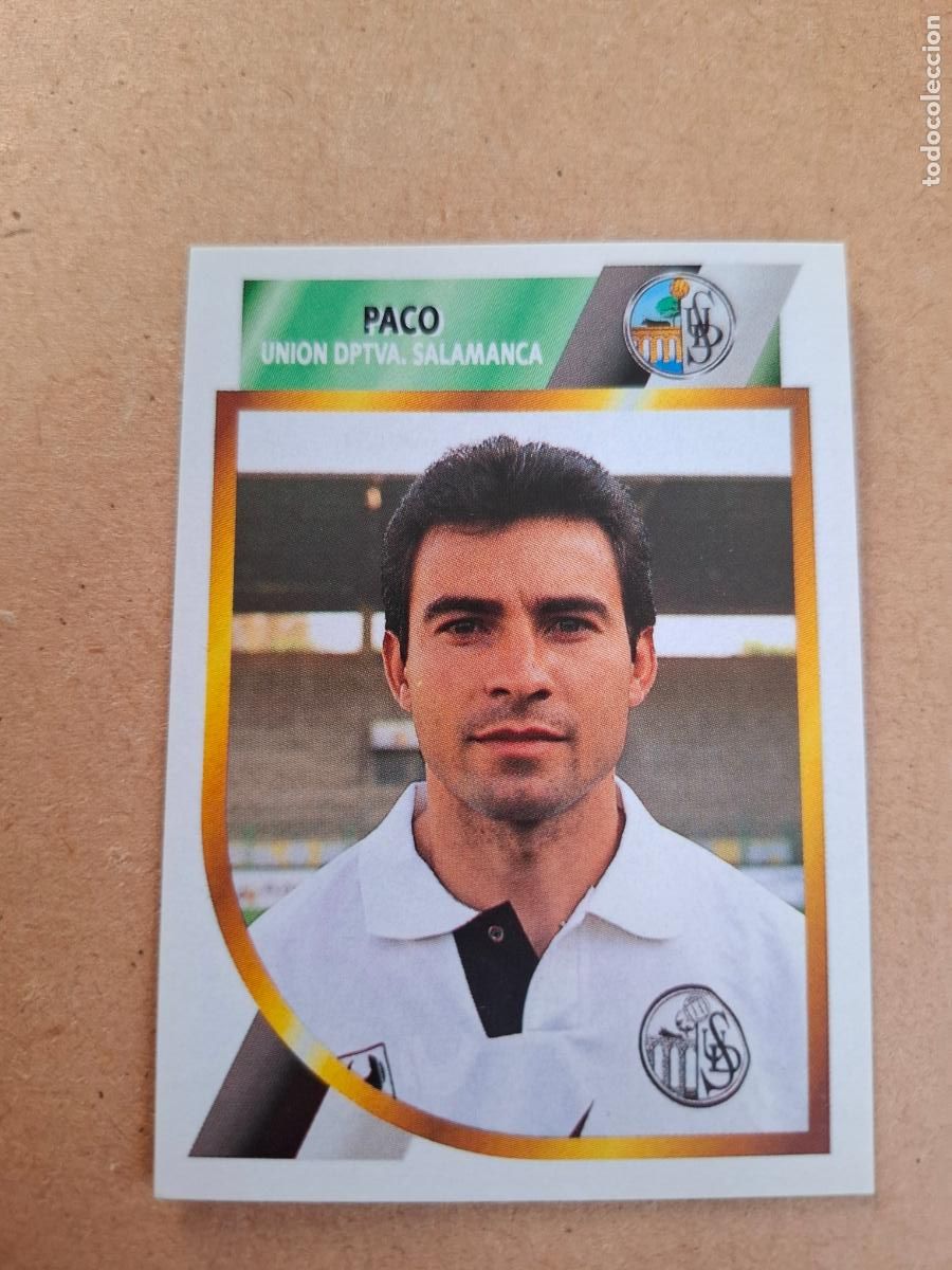Coleccionismo cromos antiguos: ESTE 94 95 1994 1995 2&ordf; DIVISI&Oacute;N - PACO - UD SALAMANCA ( NUNCA PEGADO )