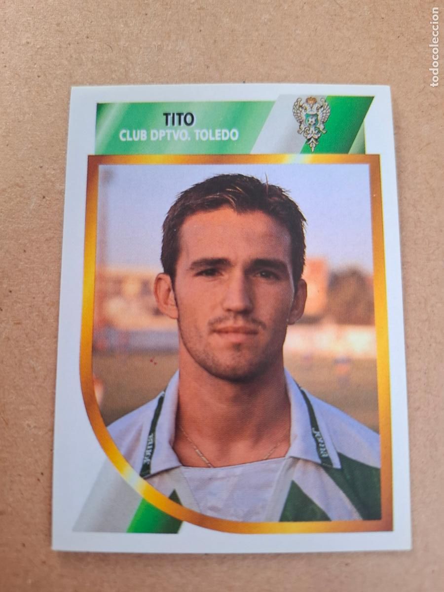 Coleccionismo cromos antiguos: ESTE 94 95 1994 1995 2&ordf; DIVISI&Oacute;N - TITO - CD. TOLEDO ( NUNCA PEGADO )