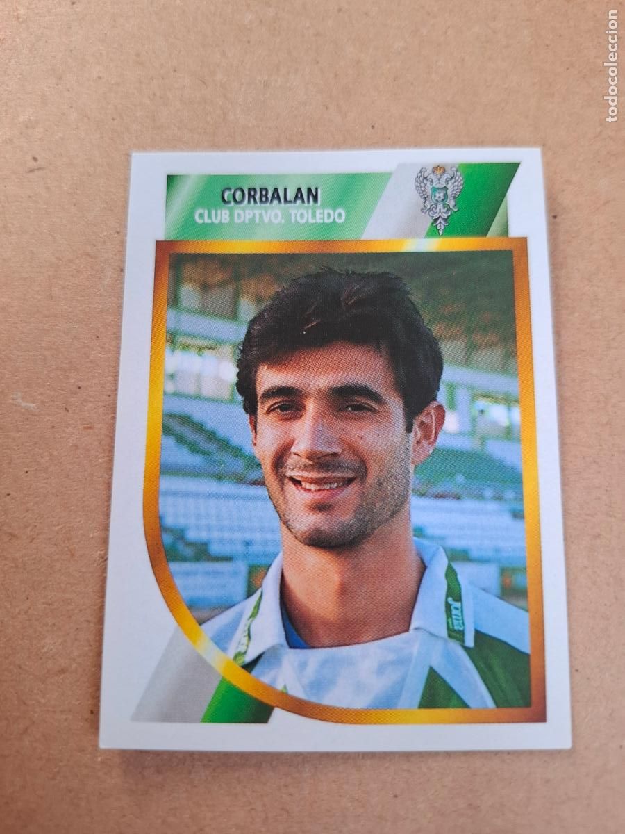 Coleccionismo cromos antiguos: ESTE 94 95 1994 1995 2&ordf; DIVISI&Oacute;N - CORBALAN - CD. TOLEDO ( NUNCA PEGADO )