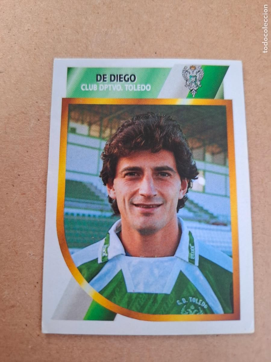 Coleccionismo cromos antiguos: ESTE 94 95 1994 1995 2&ordf; DIVISI&Oacute;N - DE DIEGO - CD. TOLEDO ( NUNCA PEGADO )