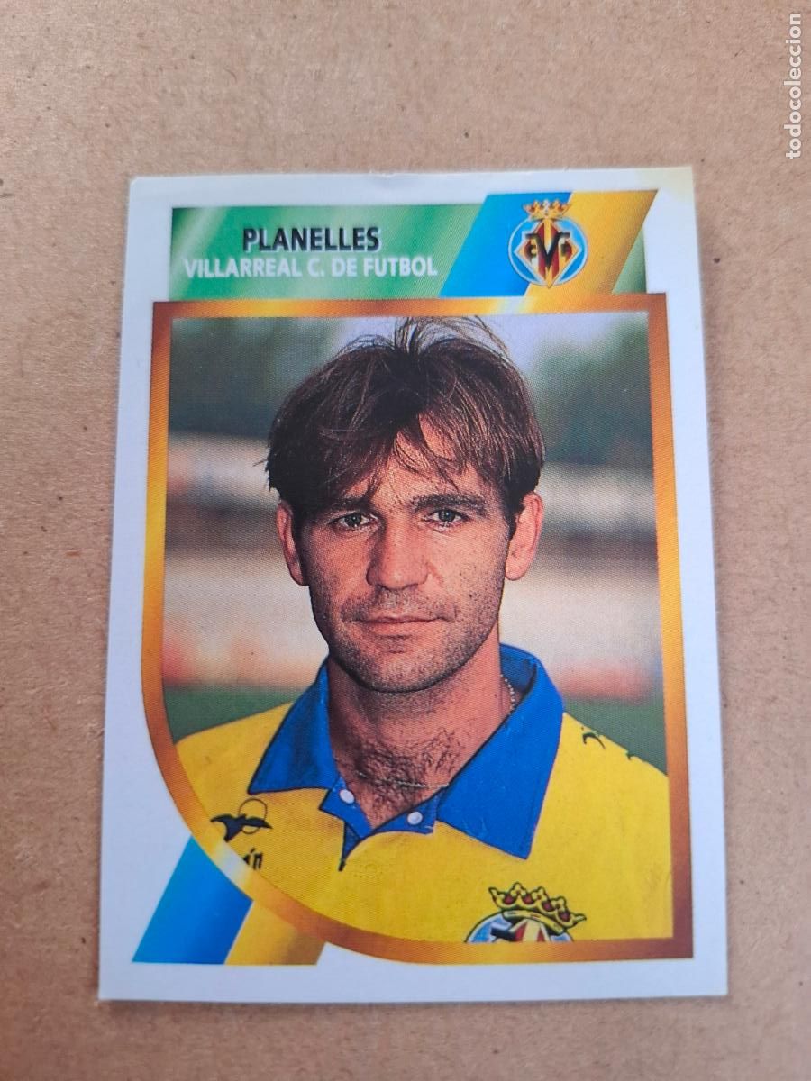 Coleccionismo cromos antiguos: ESTE 94 95 1994 1995 2&ordf; DIVISI&Oacute;N - PLANELLES - VILLARREAL CF ( NUNCA PEGADO )