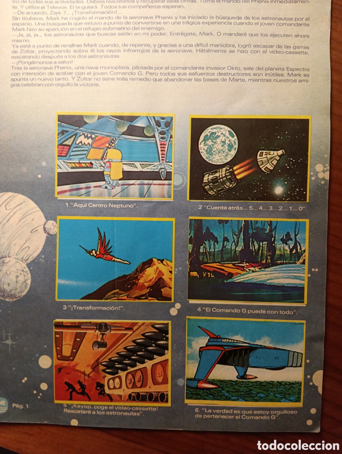 Coleccionismo cromos antiguos: La batalla de los Planetas, Danone - Foto 2