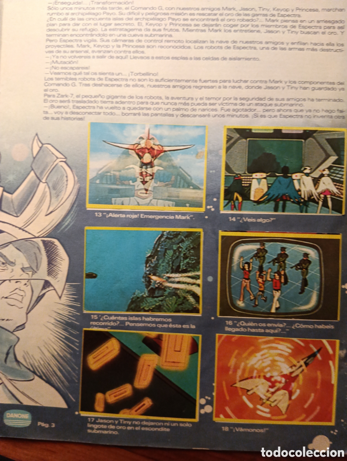 Coleccionismo cromos antiguos: La batalla de los Planetas, Danone - Foto 3