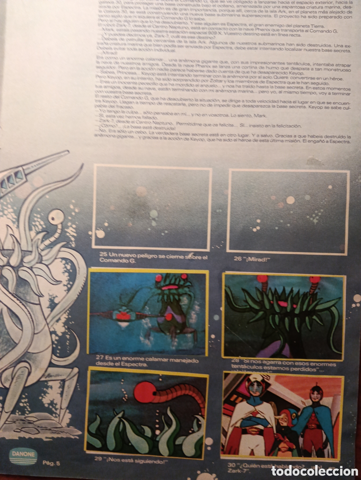 Coleccionismo cromos antiguos: La batalla de los Planetas, Danone - Foto 4