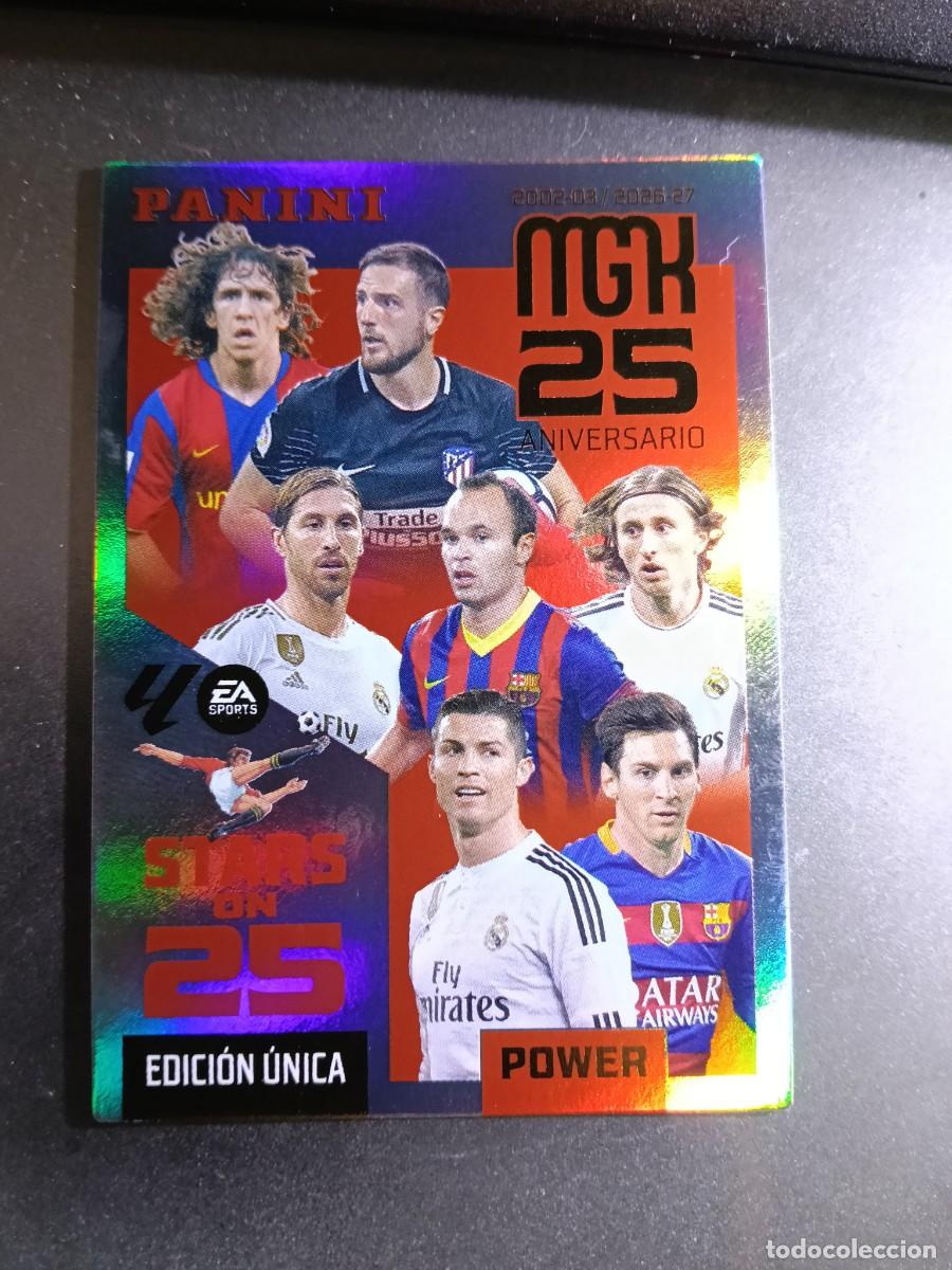 Coleccionismo cromos antiguos: MEGACRACKS 25 ANIVERSARIO 425 STARS ON 25 POWER 425P EDICI&Oacute;N UNICA LIGA 2026 2027 26 27 MGK PANINI