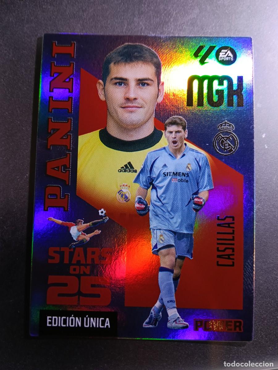 Sammeln alte Sammelbilder: MEGACRACKS CASILLAS STARS ON 25 POWER 428P REAL MADRID EDICION UNICA LIGA 2026 2027 26 27 MGK PANINI